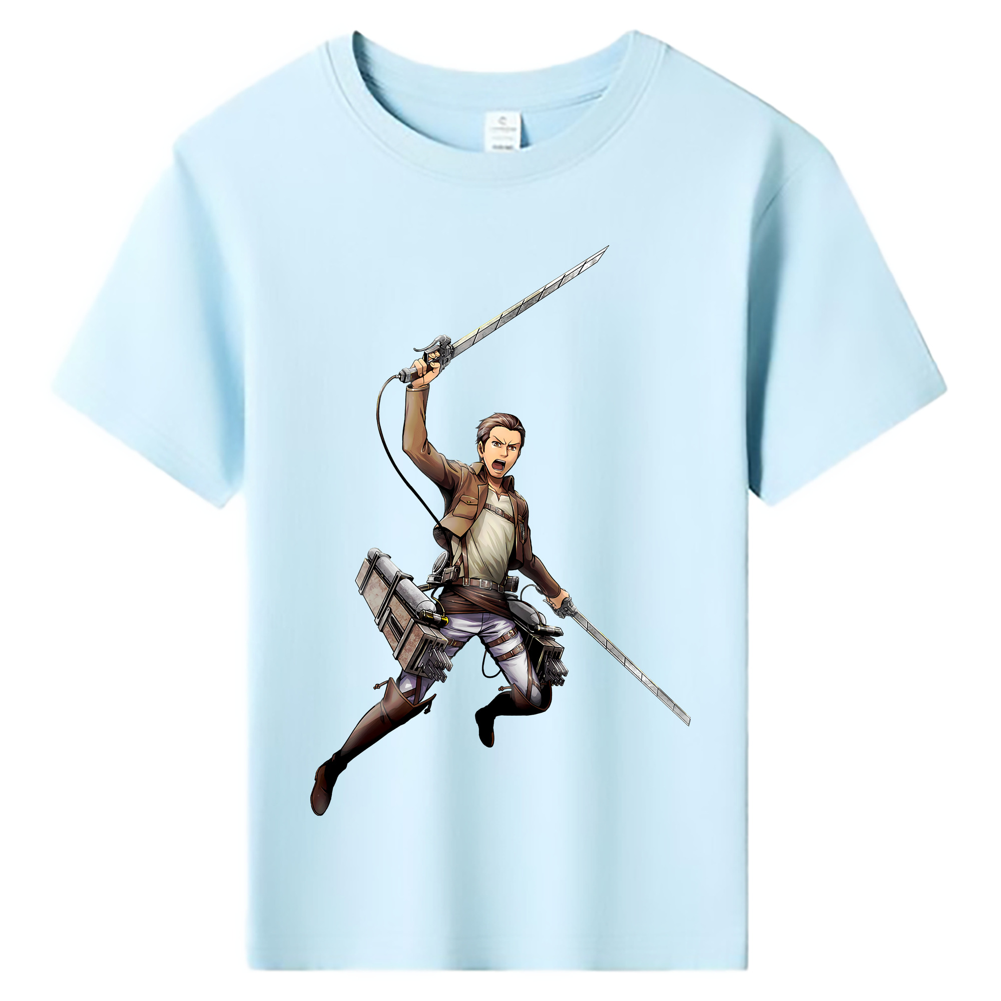 （画像用） 進撃の巨人 Attack on Titan 綿100％キッズTシャツ（フロントプリント）